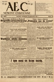 ABC : nowiny codzienne. 1936, nr 307