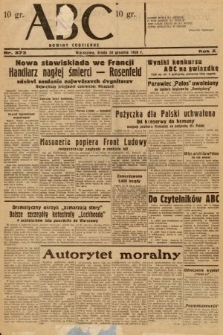 ABC : nowiny codzienne. 1936, nr 373