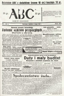 ABC : nowiny codzienne. 1938, nr 39 A