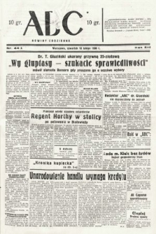 ABC : nowiny codzienne. 1938, nr 44 A