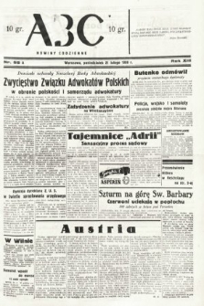 ABC : nowiny codzienne. 1938, nr 55 A