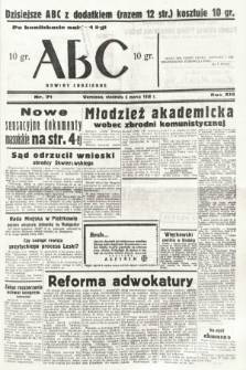 ABC : nowiny codzienne. 1938, nr 71 [ocenzurowany]