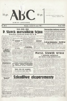 ABC : nowiny codzienne. 1938, nr 184 A