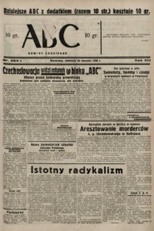 ABC : nowiny codzienne. 1938, nr 254 A