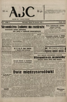 ABC : nowiny codzienne. 1938, nr 256 A