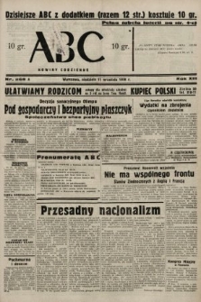 ABC : nowiny codzienne. 1938, nr 268 A