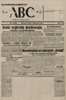 ABC : nowiny codzienne. 1938, nr 306 A [ocenzurowany]