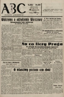 ABC : nowiny codzienne. 1938, nr 323 A