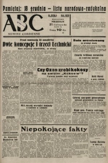 ABC : nowiny codzienne. 1938, nr 349 A