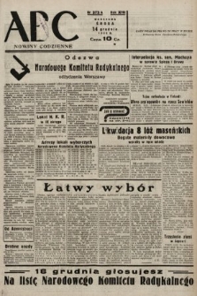 ABC : nowiny codzienne. 1938, nr 373 A