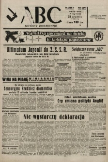 ABC : nowiny codzienne. 1938, nr 384 A