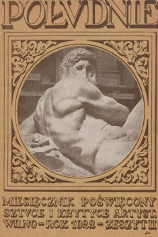 Południe : miesięcznik poświęcony sztuce i krytyce artystycznej. 1921-1922, z. 2