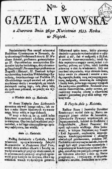 Gazeta Lwowska. 1811, nr 8