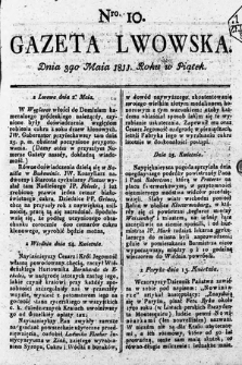 Gazeta Lwowska. 1811, nr 10
