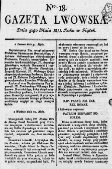 Gazeta Lwowska. 1811, nr 18