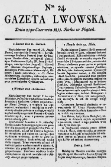 Gazeta Lwowska. 1811, nr 24