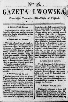 Gazeta Lwowska. 1811, nr 26