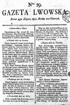 Gazeta Lwowska. 1811, nr 29