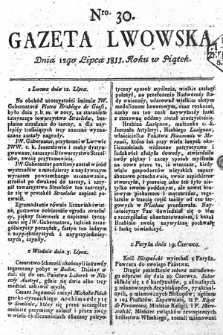Gazeta Lwowska. 1811, nr 30
