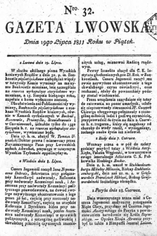 Gazeta Lwowska. 1811, nr 32