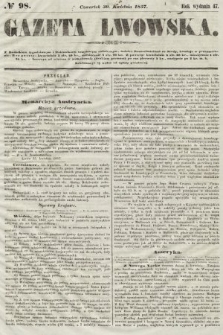 Gazeta Lwowska. 1857, nr 98