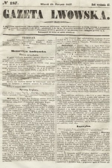 Gazeta Lwowska. 1857, nr 187
