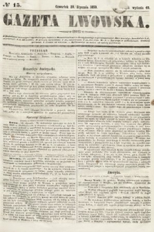 Gazeta Lwowska. 1859, nr 15