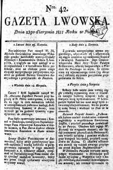 Gazeta Lwowska. 1811, nr 42