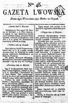 Gazeta Lwowska. 1811, nr 46