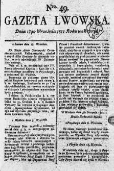 Gazeta Lwowska. 1811, nr 49