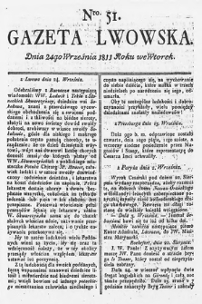Gazeta Lwowska. 1811, nr 51