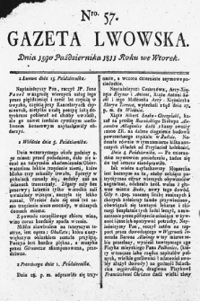 Gazeta Lwowska. 1811, nr 57
