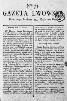 Gazeta Lwowska. 1811, nr 73