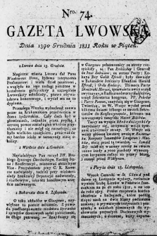 Gazeta Lwowska. 1811, nr 74