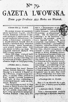 Gazeta Lwowska. 1811, nr 79