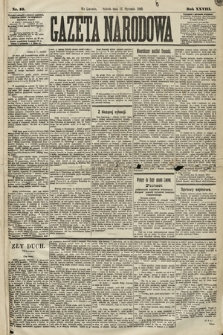 Gazeta Narodowa. 1889, nr 10