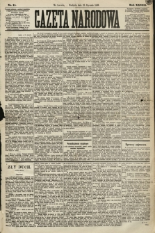 Gazeta Narodowa. 1889, nr 11
