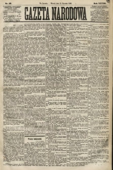 Gazeta Narodowa. 1889, nr 12