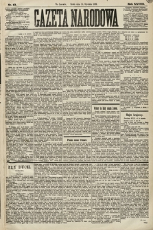Gazeta Narodowa. 1889, nr 13