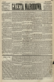 Gazeta Narodowa. 1889, nr 15