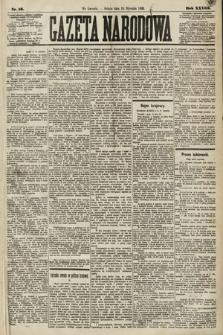 Gazeta Narodowa. 1889, nr 16