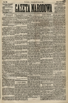 Gazeta Narodowa. 1889, nr 22