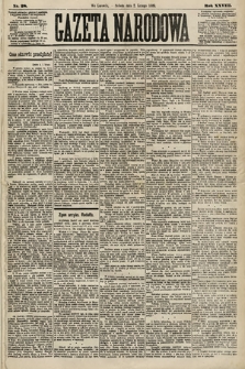 Gazeta Narodowa. 1889, nr 28