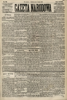 Gazeta Narodowa. 1889, nr 29