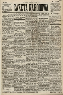Gazeta Narodowa. 1889, nr 32