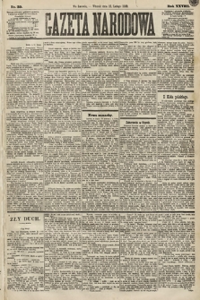 Gazeta Narodowa. 1889, nr 35