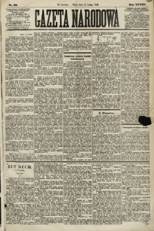 Gazeta Narodowa. 1889, nr 38