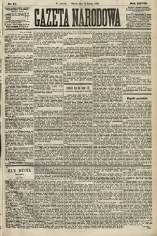 Gazeta Narodowa. 1889, nr 41