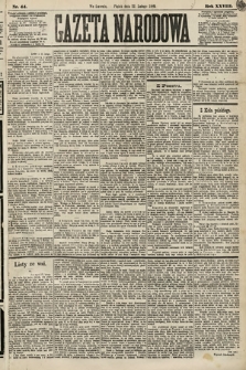 Gazeta Narodowa. 1889, nr 44