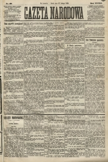 Gazeta Narodowa. 1889, nr 48